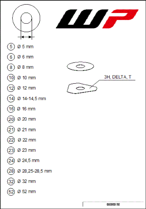WP SHIMS FOR SETTING